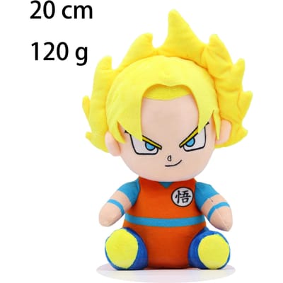 20cm Japanse Anime Pluche Poppen Super Saiyan Goku Vegeta Piccolo Trunks Gohan Knuffels 20cm