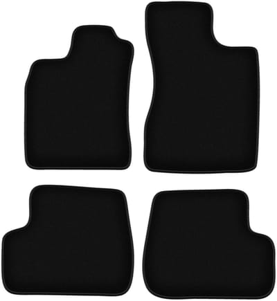 BASIC zwarte veloursmatten voor: Renault Twingo I hatchback (1993-2006)