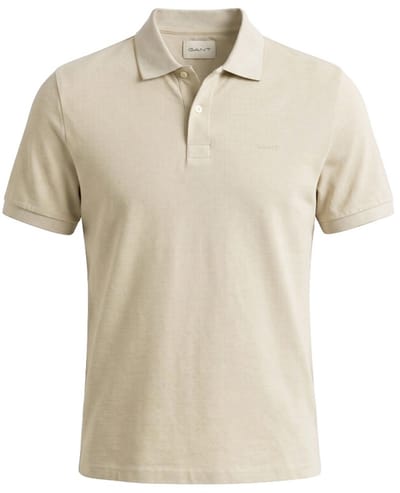 GANT heren polo shirt 2 tone beige