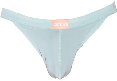 CODE 22 Secret Garden Thong Green - MAAT S - Heren Ondergoed - String voor Man - Mannen Thong