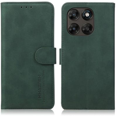 Luxe mat groen agenda book case hoesje - geschikt voor Motorola G77 5G / Motorola Moto G67 5G
