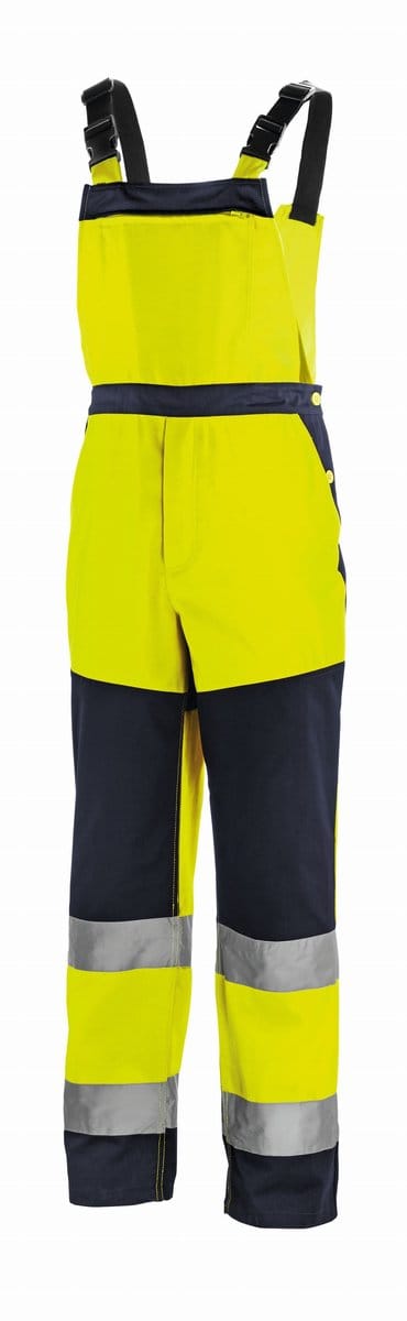 teXXor Buff-safety-overall, alo felgeel/marineblauw