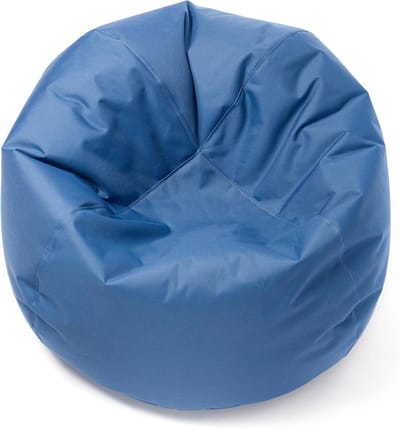 Zitzak - Poef Zetel - Buiten Ontspannen - Waterafstotend - 90 x 50 cm - Ivoorkleurig