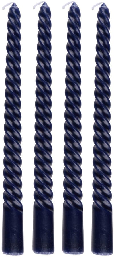 Dinerkaars gedraaid d.blauw 4p