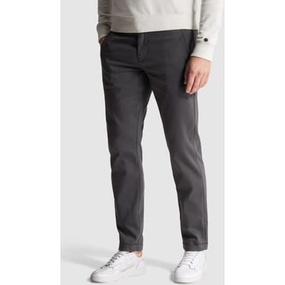 Cast Iron grijze heren broek   Tapered fit   Steekzakken   Knoop- en ritssluiting   Duurzaam   Regular waist Grijs 29/30