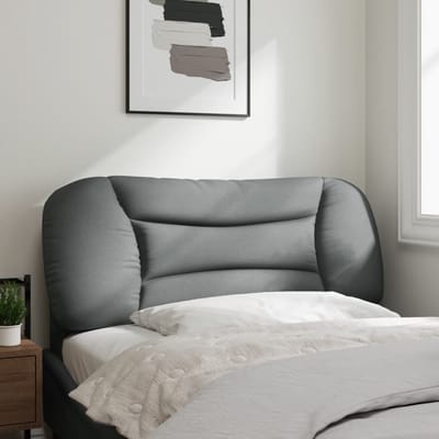vidaXL - Hoofdbordkussen - "Hvar" - 100 - cm - stof - lichtgrijs