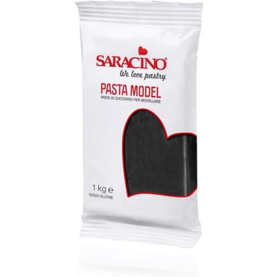 Pâte à Modeler Noire 1 Kg Saracino