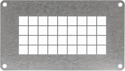 Universeel Metalen Ventilatierooster 140 x 80 mm - Duurzaam Kanaalrooster voor Luchttoevoer