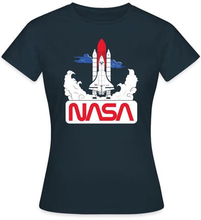 NASA Space Shuttle 3 T-Shirt Dames