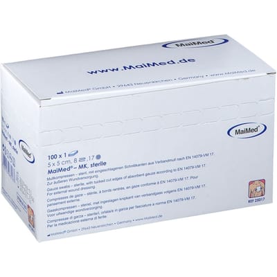 MaiMed Kompres Steriel 5x5cm 100 Compressen