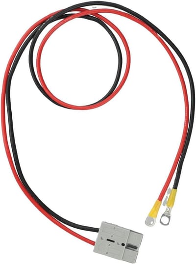 Batterij Opladen Connector - Verlengsnoer Kabel - Stroom Distributie - Hoge Huidige Capaciteit - 100cm - Zwart