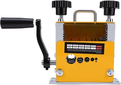 Handmatige Draadstripper - Kabel Stripmachine - Recycling Koperkabels - Verstelbare Hoogte - 3-17 mm - Zilver