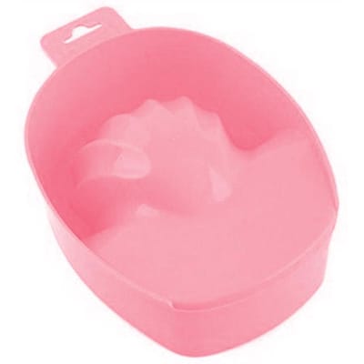 3 Couleurs Astuces Nail Art Bol Trempage Main Plateau Vernis Traitement Dissolvant Outil Manucure Spa Pink pink