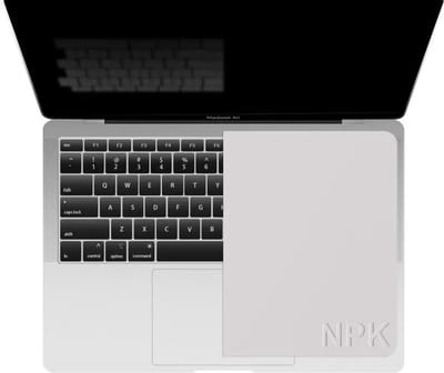 WiseGoods Premium Laptop Toetsenbord Hoes 13/14 Inch - Beschermhoes Toetsenborden Laptops - Hoes Tegen Stof - Microvezeldoek Wit