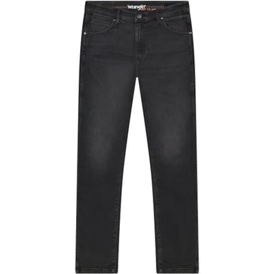 Wrangler - Larston - Heren Slim-fit Jeans - Black Fog