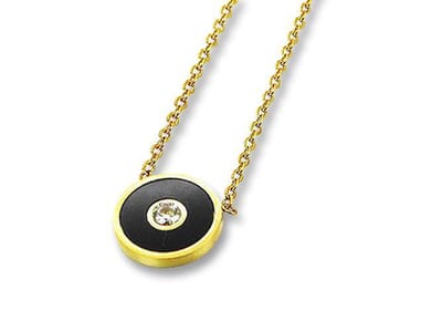 Amanto Ketting Efia G - 316L Staal - Zwart - ∅12mm - 50cm