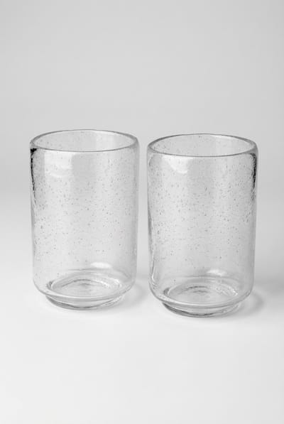 vtwonen - Kandelaren - Glas - 10x15cm - Transparant - Set van 2