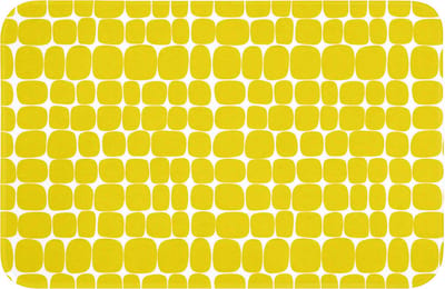 Badmat 60x40 cm - Antislip - Stippen - Modern - Geel - Badmatten voor badkamer - Badkamermat - Douchemat - Badkamer mat
