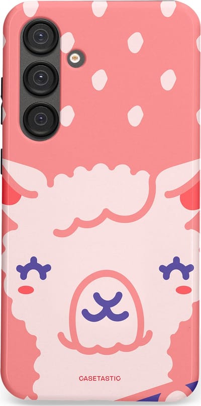 Casetastic Hoesje Geschikt voor Samsung S25 Plus - Stijlvolle Beschermende Duo-layer Case - Lama beat