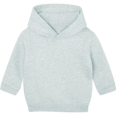 Babybugz Baby Essential Hoodie BZ63 - HEATHER GREY MELANGE - 12-18 Monate