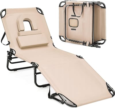 Ligbed tuin - Zonnebed - Ligbedden - Ligbed opvouwbaar volwassenen - Ligbed opvouwbaar - Ligbed - Ligbed inklapbaar - Strand Ligstoel - Ligstoel opvouwbaar - Ligbed tuin - Ligkussen - Zonnebed met hoofdsteun