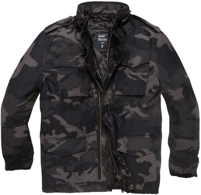 Vintage Industries funktionelle Jaarjack Capper Parka Dark Camo
