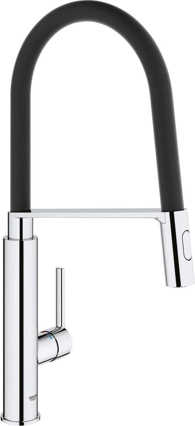 Shasim Professional Keukenkraan - Hoge draaibare uitloop - 2 straalopties - Chroom