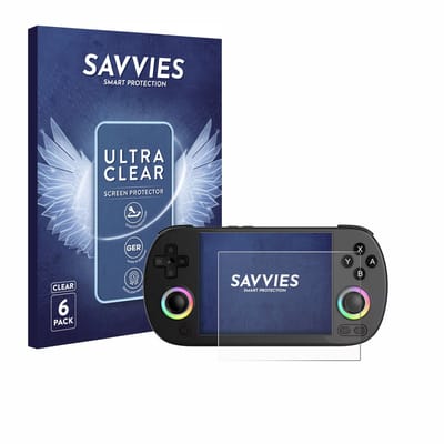 Savvies - Screenprotector voor Anbernic RG40XX H - Folie Beschermfolie transparant 6 Stuks