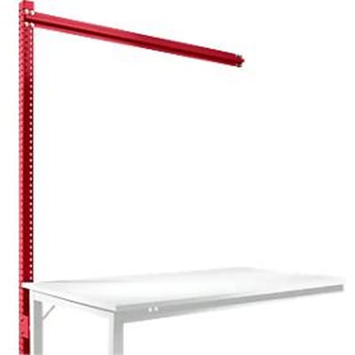 Opbouwframe voor aanbouwtafel STANDAARD werktafel-/werkbanksysteem UNIVERSAL/PROFI, 1500 mm, robijnrood