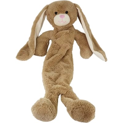 Pluchen konijnenspeeltjes voor honden met touw Nobby Pet