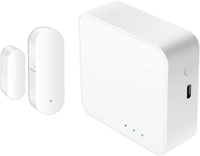 Alarmsysteem - Inbraakalarm Deur Sensor - Huis Beveiligen - Tuya Zigbee Hub - 10 g - Wit