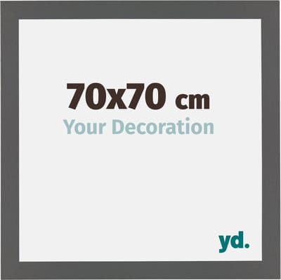 Your Decoration - Fotolijst 70x70 cm - MDF - Antraciet - Mura