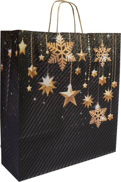 Tas - Stars - Papier - 45x 15x49cm - papieren draagtas - 50 stuks