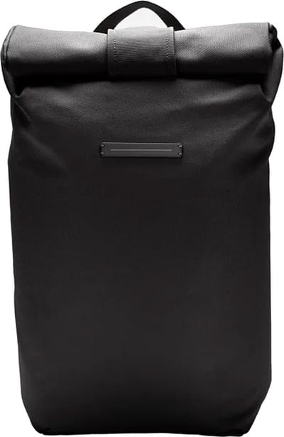 Horizn Studios laptop rugzak rugzak met laptopvak SoFo Rolltop Backpack 22L All Black zwart