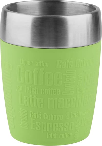 Geïsoleerde drinkbeker voor onderweg - 200 ml in limoenkleur