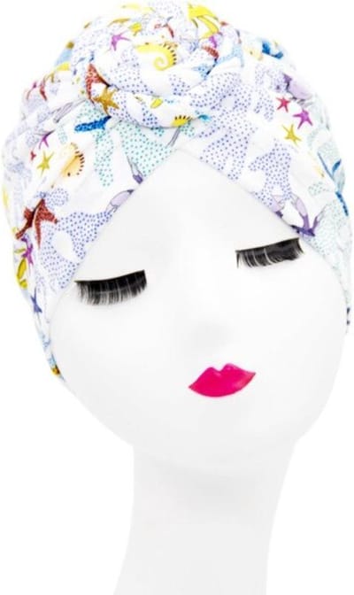 Cabantis Indische - Arabische|Hoofddeksel|Indisch|Tulband|Muts|Hijab|Blauw-Rood-Geel-Wit