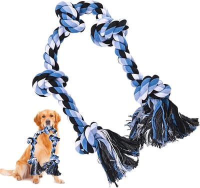Hondenspeeltjes Touw,Kauwspeelgoed voor Puppy's - Kauwtouw Voor Honden Rassen En Sterke Kauwers - Verveling Verlichting Buitenspel