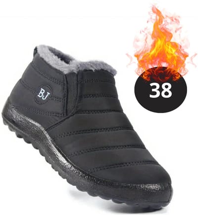 Nivard Snowboots - Sneeuwschoenen - Sneeuwboots - Dames - Wintersport - Ski - Skischoenen - Zwart - 38 - Laag