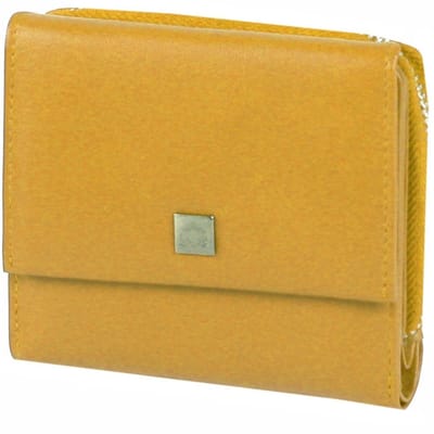 Greenburry Sponsachtig portefeuille leer 10,5 cm - Dames - Horizontaal - yellow