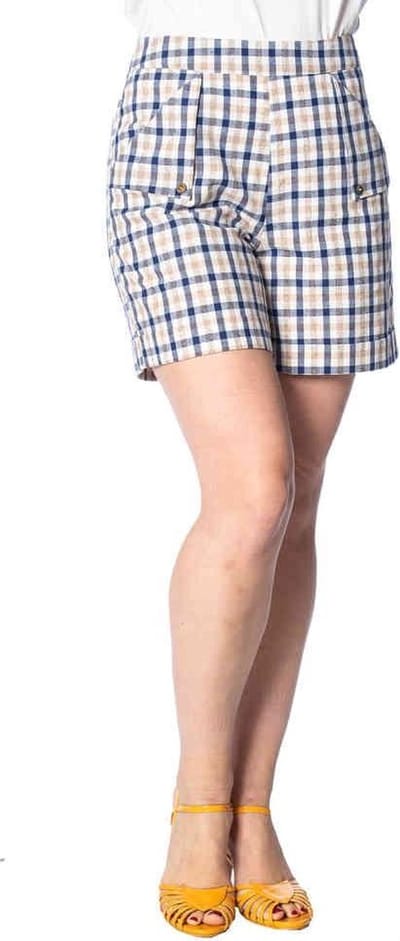 Dancing Days - LETS VACAY Korte broek - XS - Blauw
