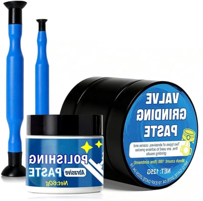 Ventiel Slijpset - Metaal Polijsten - Motor Onderhoud - Dubbele Korrel - 125g 60g - Grijs
