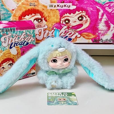 Populaire Spel Blind Box Pluche Hanger Wakuku Vos Konijn Mischief Dagboek Serie Meisje Schattig Ornament Mysterie Box Pop Actiemodel Premium Kwaliteit
