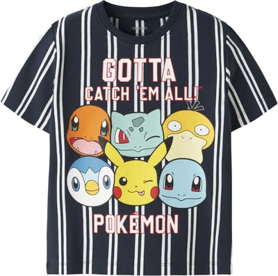 NAME IT - NMMJESPER POKEMON SS NREG TOP SKY - Jongens - T-shirts
