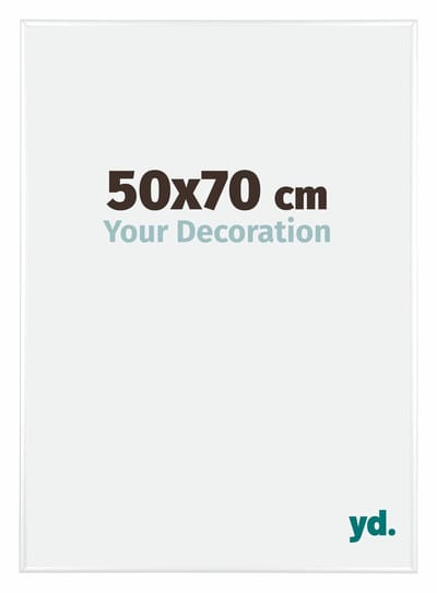 Your Decoration - Puzzellijst 50x70 cm - Wit Hoogglans - Puzzellijst 500-1000 stukjes - Aluminium Fotolijst - Kent