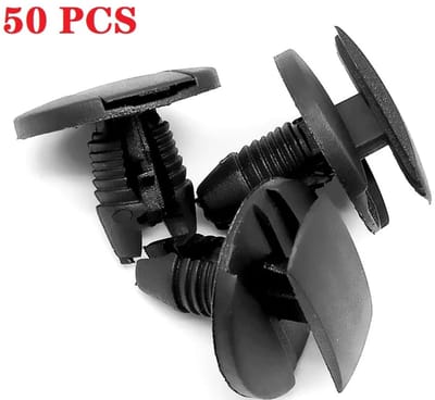 50 Stuks Auto Fastener Clips – Zwart Kunststof Bevestigingsset voor Peugeot & Citroën