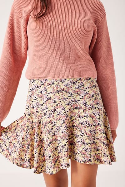 GARCIA Meisjes Print Rok Geel