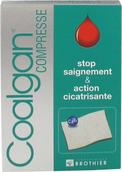Coalgan Stop Bloeding & Genezing Actie 5 Steriele Kompressen