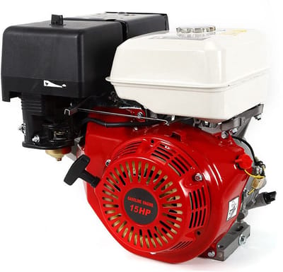 Viertakt benzinemotor - 4-takt motor OHV motor - Apparatuur Aandrijven - 15 pk vermogen - 420 cc - Zwart