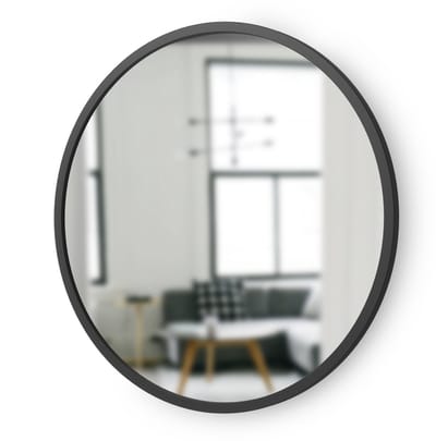 Umbra Hub decoratieve ronde muurspiegel