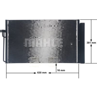 Condensator, airconditioner MAHLE AC 345 000S